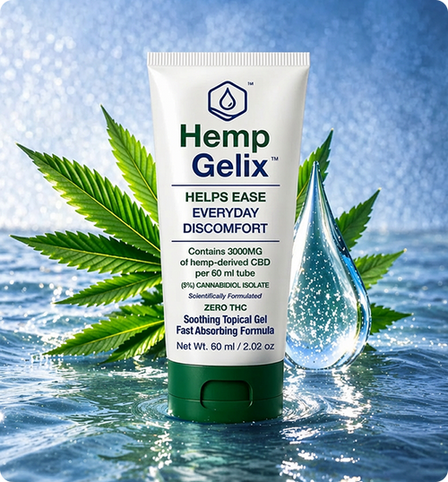 HempGelix, The Gel That Works! CBD per 60ml tube.