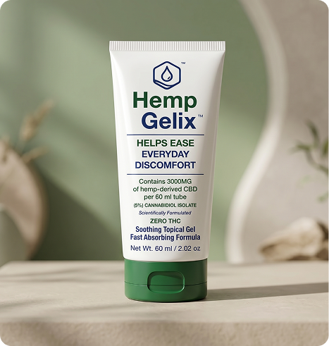HempGelix, The Gel That Works! CBD per 60ml tube.
